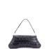 Horsebit Chain Shoulder Bag Vertical Quilted Leather Large