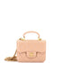Top Handle Flap Coin Purse with Chain Quilted Lambskin