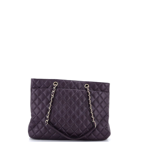 Classic CC Shopping Tote Quilted Calfskin Large