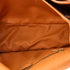 Vintage Saddle Flap Shoulder Bag Macadam Coated Canvas Small
