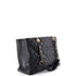 Grand Shopping Tote Quilted Caviar