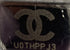 CC Chain Handle Flap Clutch Quilted Gradient Metallic Calfskin with Gradient Hardware