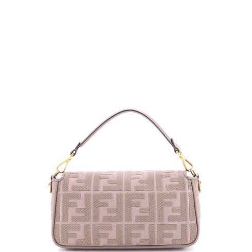 Baguette NM Bag Zucca Embroidered Canvas Medium