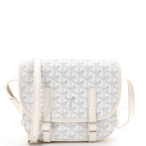 Belvedere Messenger Bag Coated Canvas with Leather PM
