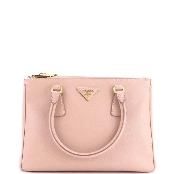 Galleria Double Zip Tote Saffiano Leather Medium