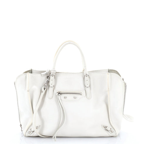 Papier A4 Zip Around Classic Studs Bag Leather Mini