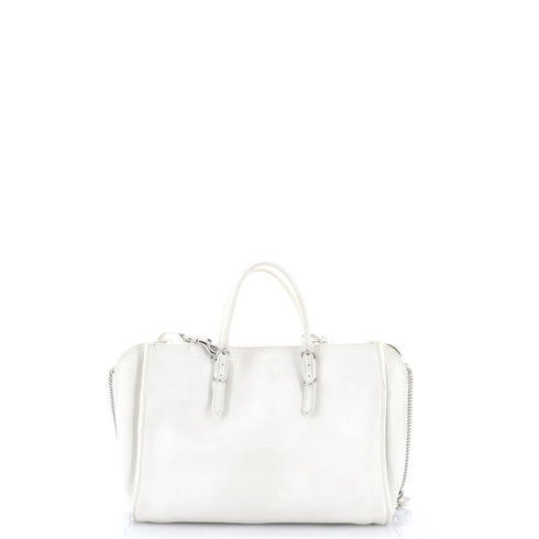 Papier A4 Zip Around Classic Studs Bag Leather Mini