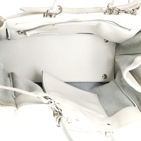 Papier A4 Zip Around Classic Studs Bag Leather Mini