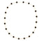 Vintage Alhambra 20 Motifs Necklace 18K Yellow Gold and Onyx