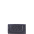 CC Gusset Classic Flap Wallet Quilted Caviar Long
