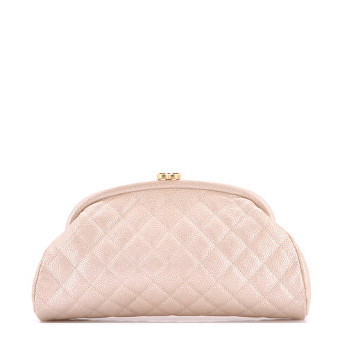 Timeless Clutch Iridescent Caviar