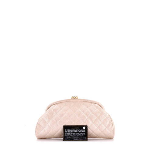 Timeless Clutch Iridescent Caviar