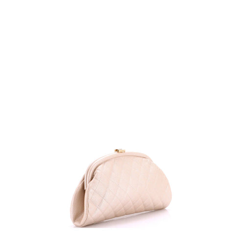 Timeless Clutch Iridescent Caviar
