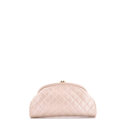 Timeless Clutch Iridescent Caviar