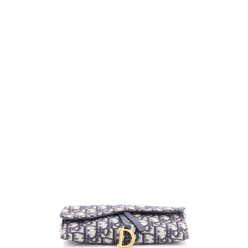 Saddle Chain Wallet Oblique Canvas