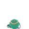 19 Round Clutch with Chain Quilted Leather