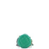 19 Round Clutch with Chain Quilted Leather
