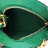 19 Round Clutch with Chain Quilted Leather
