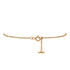 T Smile Chain Bracelet 18K Yellow Gold Medium