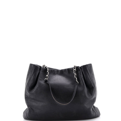Timeless Chain Tote Caviar Large