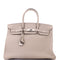 Birkin Handbag Grey Togo with Palladium Hardware 35