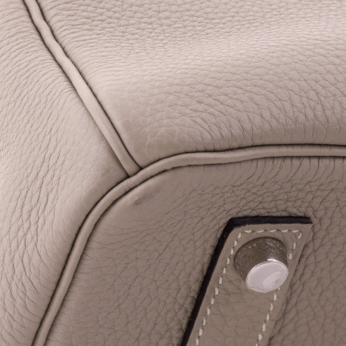 Birkin Handbag Grey Togo with Palladium Hardware 35