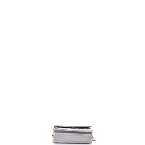 Pearl Samba Resin Wallet on Chain Quilted Calfskin Mini