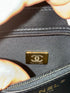 Kelly Top Handle Shopping Bag Quilted Shiny Aged Calfskin Mini