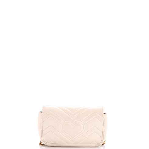GG Marmont Flap Bag Matelasse Leather Super Mini