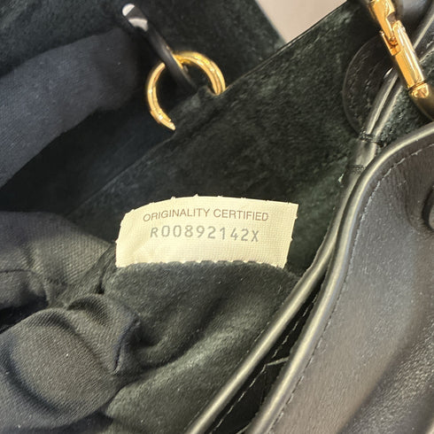 Ciao Ciao Top Handle Bag Leather with Intrecciato Detail Small