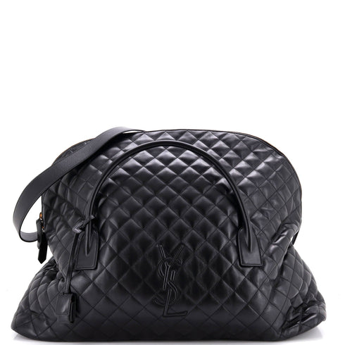 ES Giant Travel Bag Quilted Leather