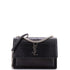 Sunset Crossbody Bag Crocodile Embossed Leather Medium