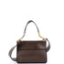 Kan I F Shoulder Bag Leather with Zucca Embossed Detail Medium
