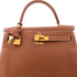 Kelly Handbag Gold Togo with Gold Hardware 28