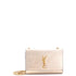 Classic Monogram Crossbody Bag Metallic Leather Small