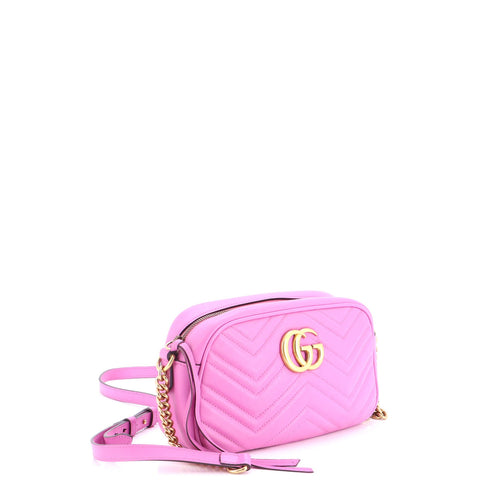 GG Marmont Shoulder Bag Matelasse Leather Small