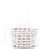 Gancini Tote Laser Cut Leather