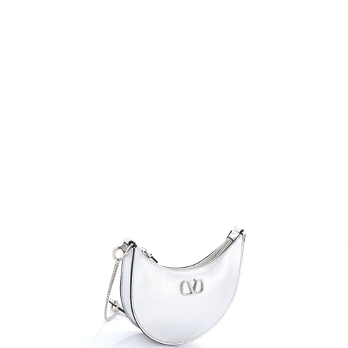 VLogo Hobo Leather Mini