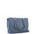 Grand Shopping Tote Quilted Caviar