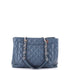 Grand Shopping Tote Quilted Caviar