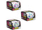 NeeDoh Sugar Skull Cool Cats Squishy Fidget Toy Set of 3 Blue/ Pink/ Green