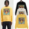 Palm Angels Sweatshirts Painted Mouth Logo Print Long Sleeve Crew Neck Sweater