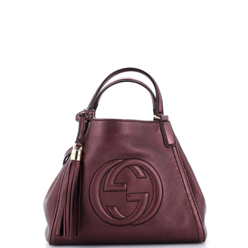 Soho Convertible Shoulder Bag Leather Small
