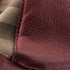 Banner Tote Leather and House Check Canvas Medium
