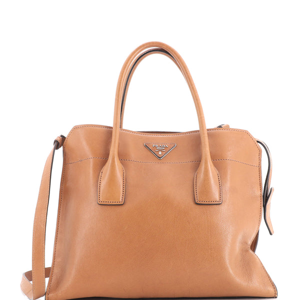 Cuir Double Tote Leather Medium