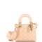Supple Lady Dior Bag Cannage Studded Lambskin Small