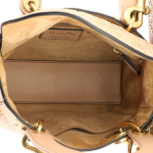 Supple Lady Dior Bag Cannage Studded Lambskin Small