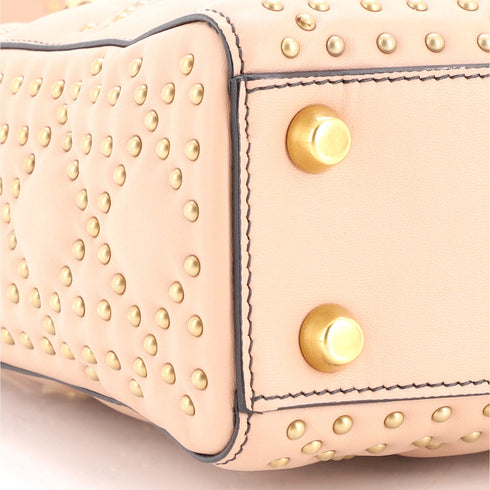 Supple Lady Dior Bag Cannage Studded Lambskin Small