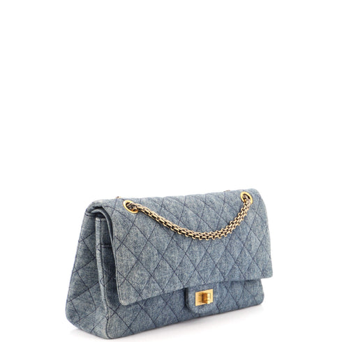 Reissue 2.55 Flap Bag Quilted Denim 226