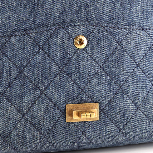 Reissue 2.55 Flap Bag Quilted Denim 226